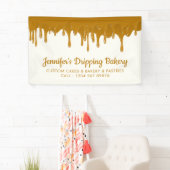 Honey Drip Bakkerij Chef Cafe Cake Display Spandoek (Insitu)