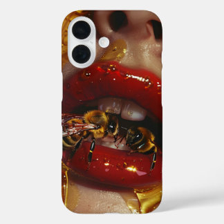 Honey Drip Beauty – Sensuele Gouden Portretten van iPhone 16 Hoesje