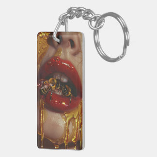 Honey Drip Beauty – Sensuele gouden portretten van Sleutelhanger