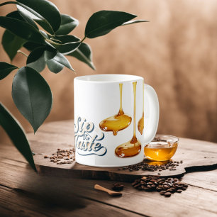 Honey Drip en Splash Mok: een symfonie van zoethei Koffiemok