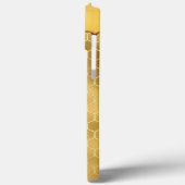 Honey Drip Goud Initiële Typografie Bijenkorf Case-Mate iPhone Case (Achterkant / Links)