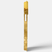 Honey Drip Goud Initiële Typografie Bijenkorf Case-Mate iPhone Case (Achterkant / Rechts)