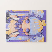 Honey Drip Kawaii Chibi Girl Legpuzzel (Horizontaal)