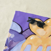 Honey Drip Kawaii Chibi Girl Strandlaken (In situ)