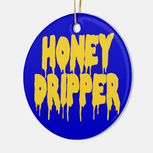 Honey Dripper Keramisch Ornament (Links)