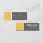 Honey Flower Kaleidoscope Mini Visitekaartje (Voorkant / Achterkant)