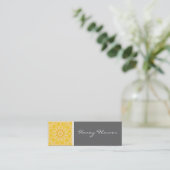 Honey Flower Kaleidoscope Mini Visitekaartje (Staand voorkant)