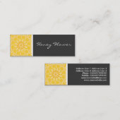 Honey Flower Kaleidoscope Mini Visitekaartje (Voorkant / Achterkant)