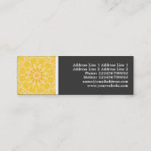 Honey Flower Kaleidoscope Mini Visitekaartje (Achterkant)