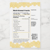 Honey Food Label Set Voedselcontainer Etiket (Enkel label)