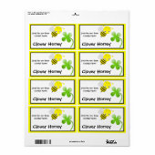 Honey Food Labels (Full Sheet)