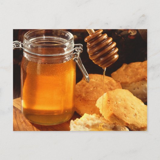 Honey Food Sweets Sticky Briefkaart (Voorkant)