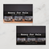 Honey for Sale Apiculture Business Company Visitekaartje (Voorkant / Achterkant)