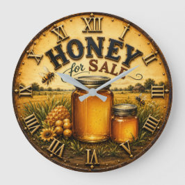 Honey for Sale Farm Fresh Honey Jar Beekeeper  Grote Klok
