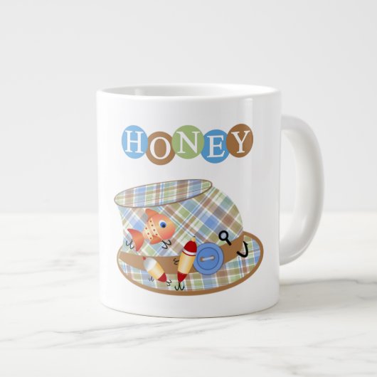 Honey Gift - Jumbo Mok (Voorkant rechts)