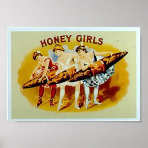 Honey Girls Cigars Poster