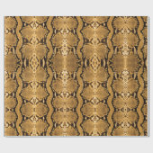 Honey Gold Boa Constrictor Snakeskin Cadeaupapier (Vlak)