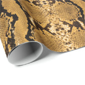 Honey Gold Boa Constrictor Snakeskin Cadeaupapier (Rol Hoek)
