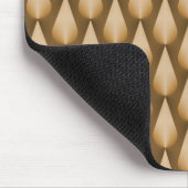 Honey Gold Dazzling Raindrops Mousepad Muismat (Hoek)