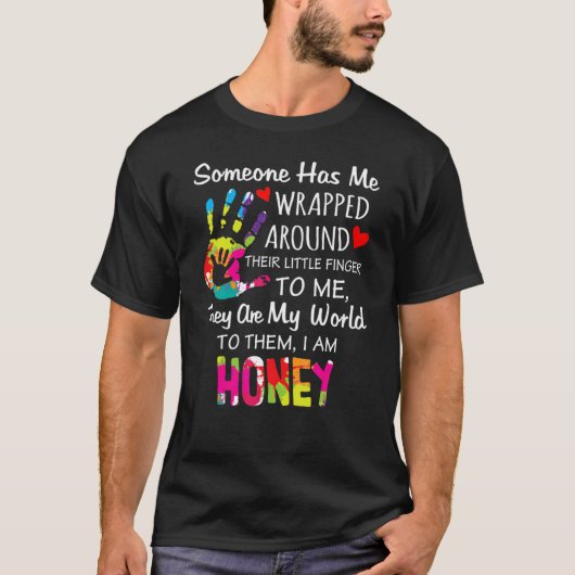 Honey Grandma Nickname Cute Honey T-shirt (Voorkant)