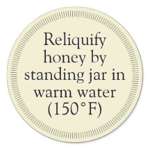 Honey Granululation Gold Classic Round Sticker