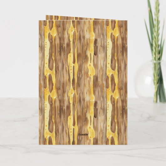 Honey Happy Bees Christmas   Kaart (Achterkant)