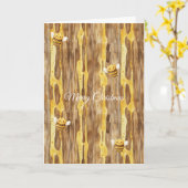 Honey Happy Bees Christmas   Kaart (Gele Bloem)