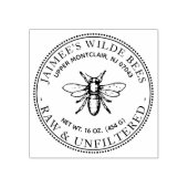 Honey Heraldic Bee Stamp Rubberstempel (Afrduk)