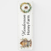 Honey Hive en Bee Business Banner (Verticaal)