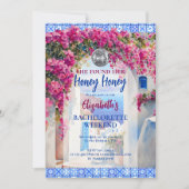 Honey Honey Floral Bachelorette Party Itinerary Kaart (Voorkant)