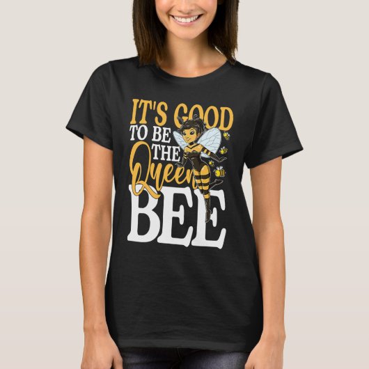Honey honeybee beehive beekeeping accessories t-shirt (Voorkant)