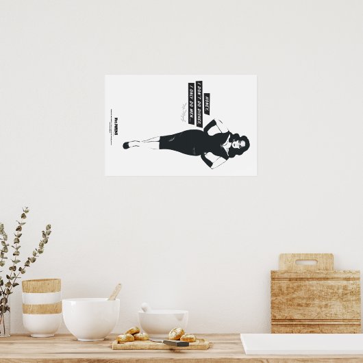 Honey, I don't do dishes, I only do men... Poster (Keuken)