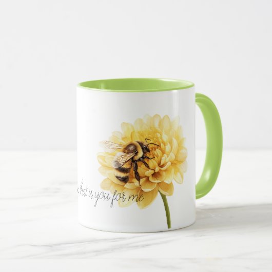 Honey, I love you Honey Jar Mok (Voorkant rechts)