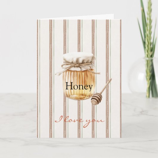 Honey, I Love You Kaart (Voorkant)