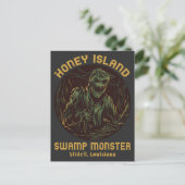 Honey Island Swamp Monster Cryptid Briefkaart (Staand voorkant)