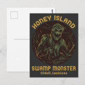Honey Island Swamp Monster Cryptid Briefkaart (Voorkant / Achterkant)