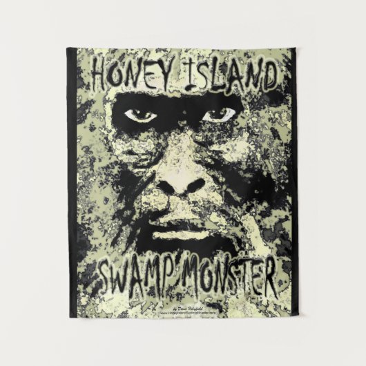 Honey Island Swamp Monster Tapestry Wandkleed (Voorkant)