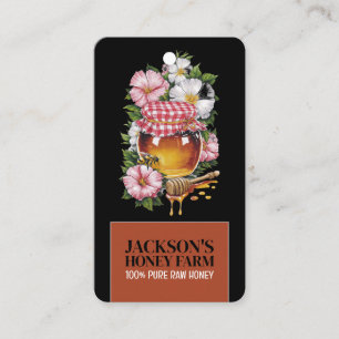 Honey Jar - Beeyard, Honey Boerderij Product Label