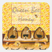 Honey Jar Canning Label (Voorkant)