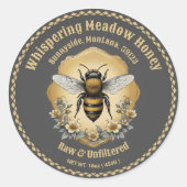 Honey Jar Custom Label (Voorkant)