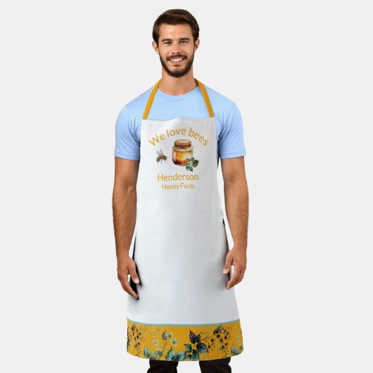 Honey Jar en Vines Honey Business Schort (Gedragen)