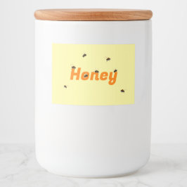 Honey Jar Food Label Set Voedselcontainer Etiket