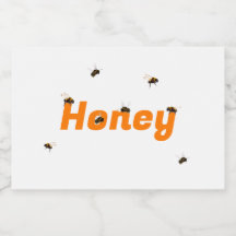 Honey Jar Food Label Set