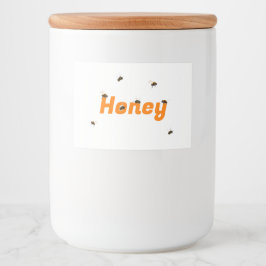 Honey Jar Food Label Set Voedselcontainer Etiket