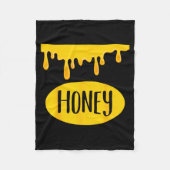 Honey Jar Funny Lazy Matching Costume Honeyt  Fleece Deken (Voorkant)