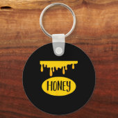 Honey Jar Funny Lazy Matching Costume Honeyt Sleutelhanger (Voorkant)