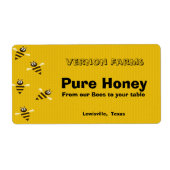 Honey Jar Label (Voorkant)