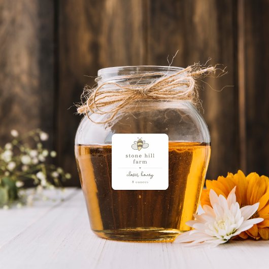 Honey Jar Label