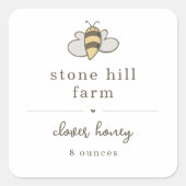 Honey Jar Label (Voorkant)