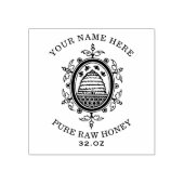 Honey Jar Label gepersonaliseerde stempel (Afrduk)
